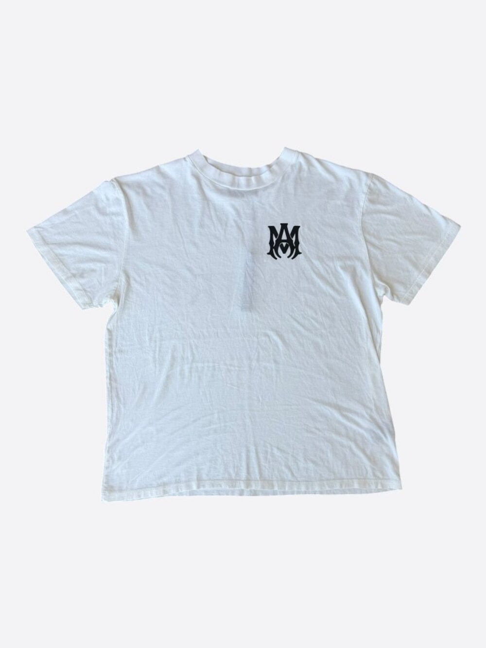Amiri White & Black MA Core Logo T-Shirt